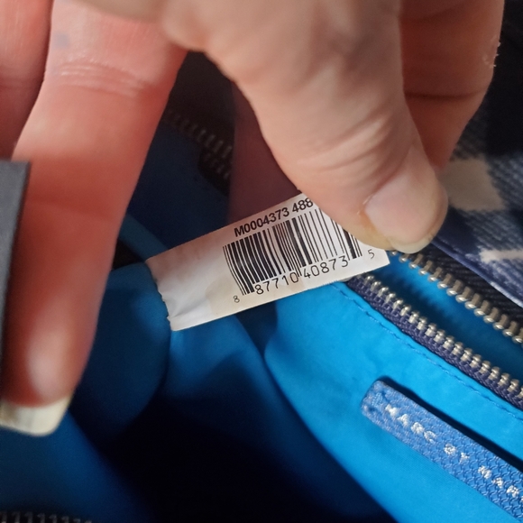 Marc By Marc Jacobs Skipper Blue Multi Nylon Tote Bag. - Picture 13 of 16